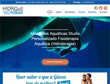 Tablet Screenshot of hidrovida.com.br